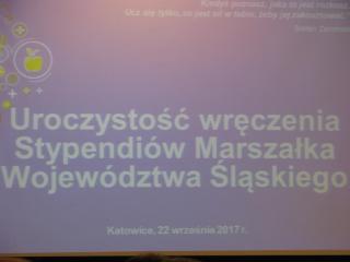 Stypendium Marszałka Województwa Śląskiego